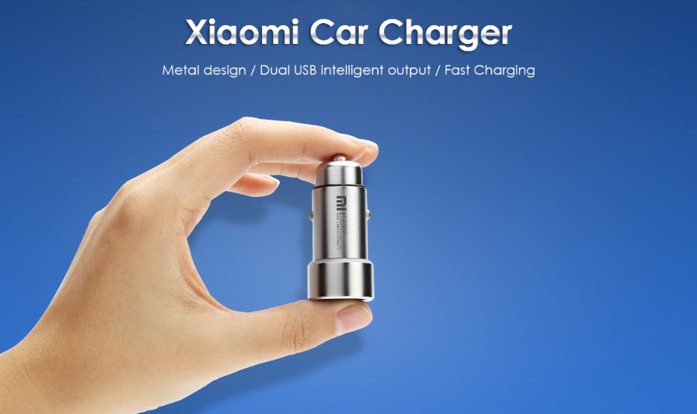 Xiaomi Mi Car Charger Dual USB Fast Charging